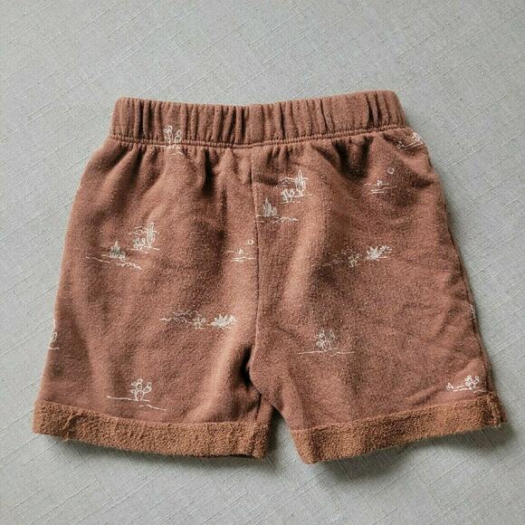 Lulu & Roo Brown Desert Print Shorts - Picture 4 of 4